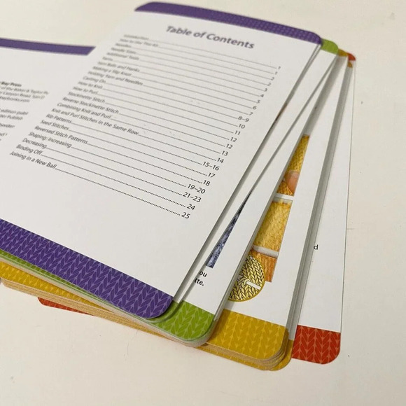 Visual Deck Set Knitting Thunder Bay Press Knitting Kit - Picture 15 of 15